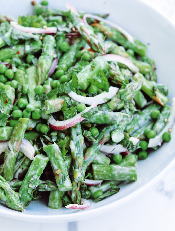 asparagus salad w