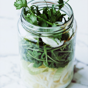 salad in a jar