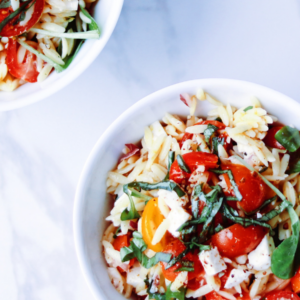orzo salad with feta
