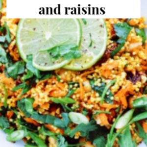 quinoa salad with orange and roasted almond
